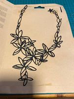 Collier « Batucada » caoutchouc léger neuf